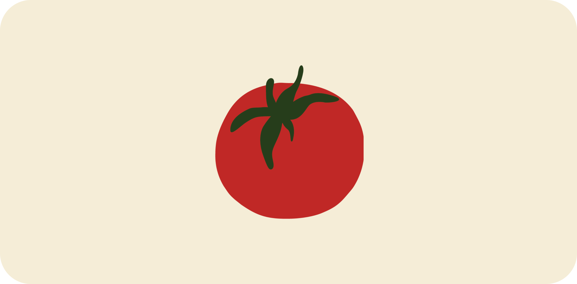 Smako brand mark — hand-drawn tomato